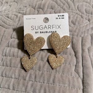 Sugarfix by Bauble Bar Heart Earrings